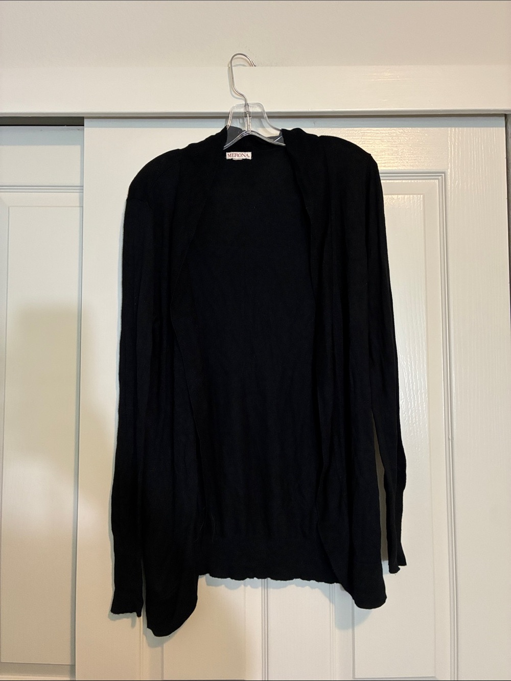 Merona Black Open-Front Women's Cardigan Sweater